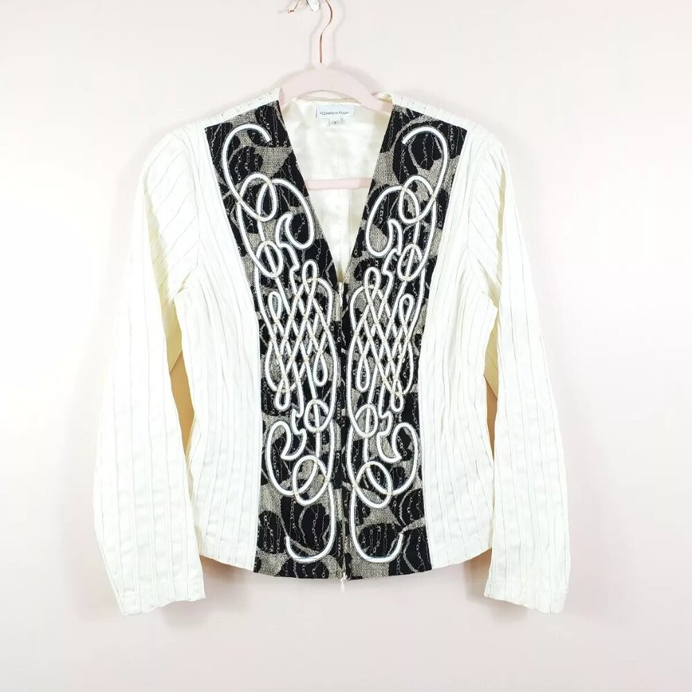 Alexandra Rosati Women's Textured Blazer Jacket